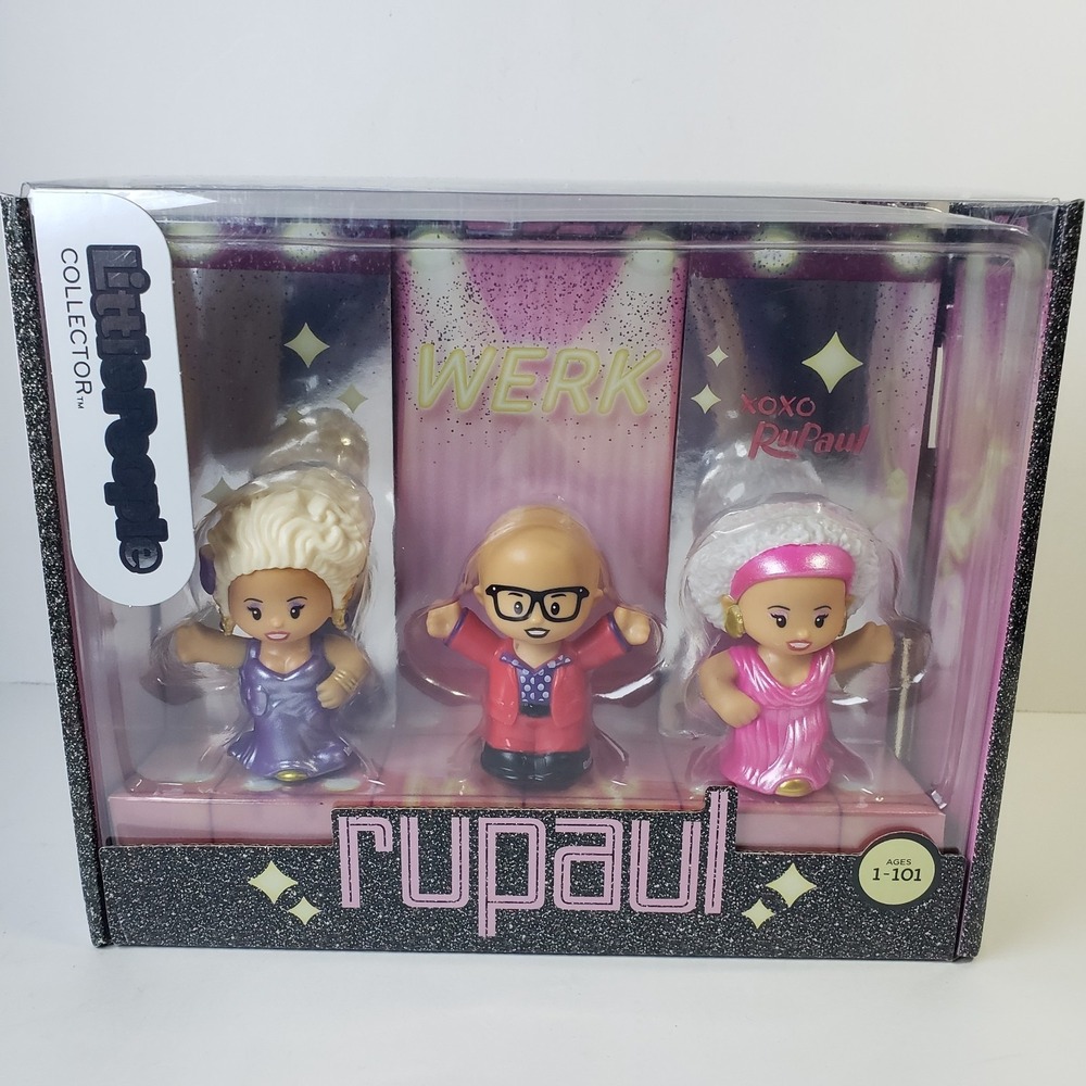 Fisher Price Little People Rupaul Collector Edition Set Drag Queen